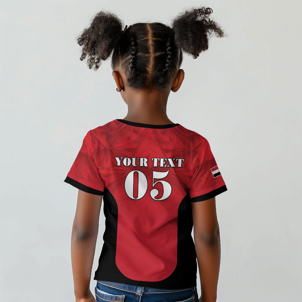 Custom Egypt Football 2026 Kid T shirt Go Pharaohs Special Style