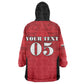 Custom Egypt Football 2026 Kid Wearable Blanket Hoodie Go Pharaohs Special Style