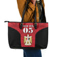 Custom Egypt Football 2026 Leather Tote Bag Go Pharaohs Special Style