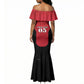 Custom Egypt Football 2026 Mermaid Dress Go Pharaohs Special Style