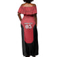 Custom Egypt Football 2026 Off Shoulder Maxi Dress Go Pharaohs Special Style