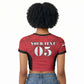 Custom Egypt Football 2026 Raglan Cropped T shirt Go Pharaohs Special Style