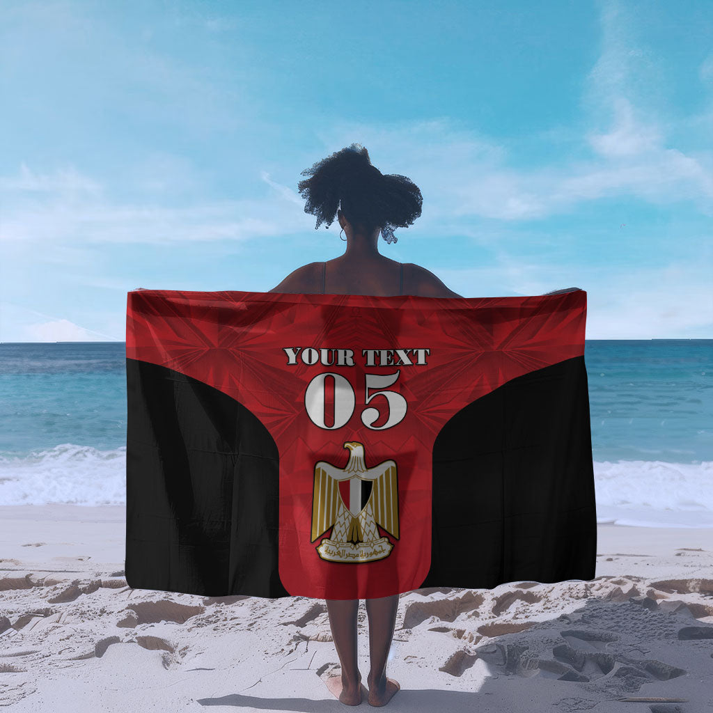 Custom Egypt Football 2026 Sarong Go Pharaohs Special Style