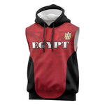 Custom Egypt Football 2026 Sleeveless Hoodie Go Pharaohs Special Style