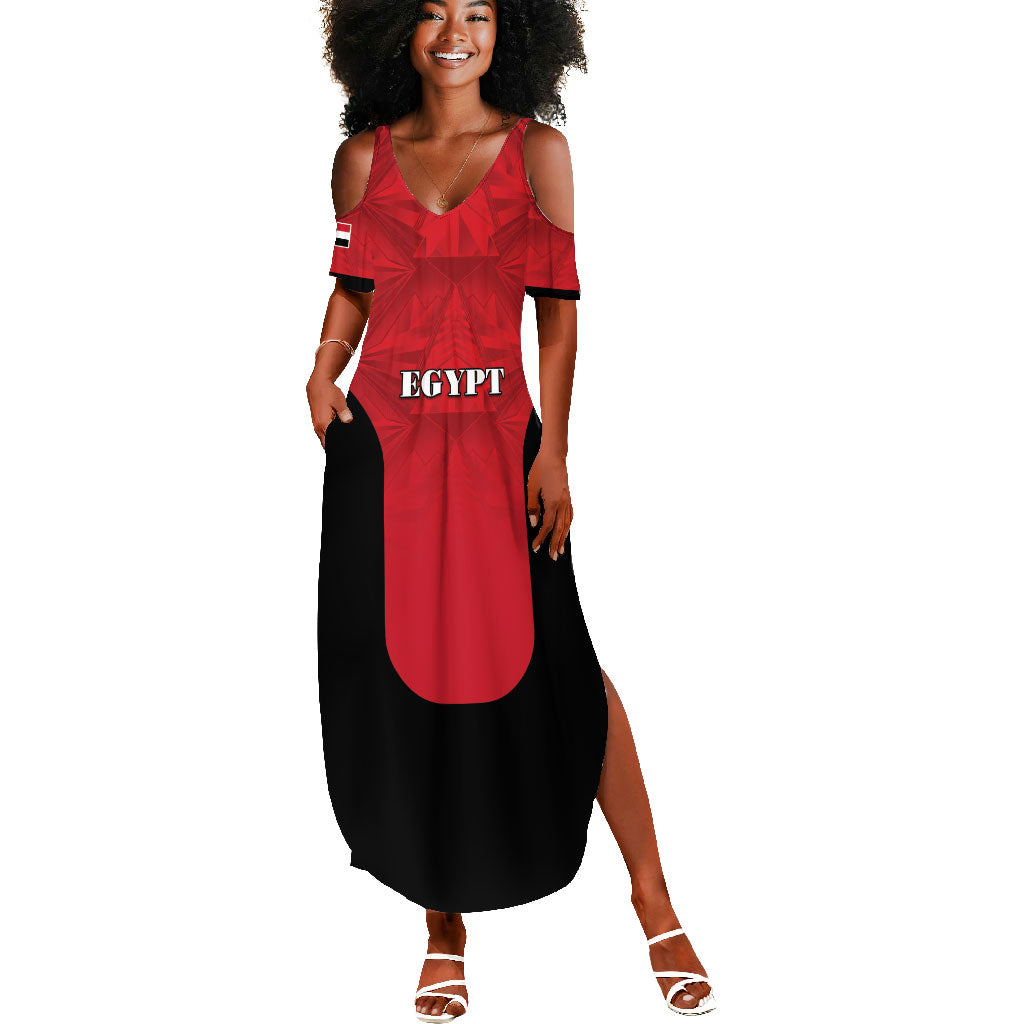 Custom Egypt Football 2026 Summer Maxi Dress Go Pharaohs Special Style