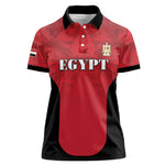 Custom Egypt Football 2026 Women Polo Shirt Go Pharaohs Special Style