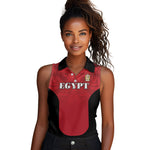 Custom Egypt Football 2026 Women Sleeveless Polo Shirt Go Pharaohs Special Style