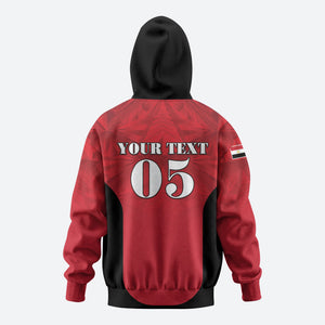 Custom Egypt Football 2026 Zip Hoodie Go Pharaohs Special Style