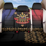 Haiti And Philippines Back Car Seat Cover Haitian Filipino Heritage Crest