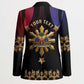 Personalized Haiti And Philippines Blazer Haitian Filipino Heritage Crest
