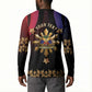 Personalized Haiti And Philippines Button Sweatshirt Haitian Filipino Heritage Crest