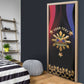 Personalized Haiti And Philippines Door Cover Haitian Filipino Heritage Crest