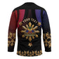 Personalized Haiti And Philippines Hockey Jersey Haitian Filipino Heritage Crest