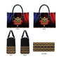 Haiti And Philippines Leather Bag Haitian Filipino Heritage Crest
