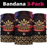 Haiti And Philippines Neck Gaiter Haitian Filipino Heritage Crest