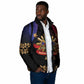 Personalized Haiti And Philippines Padded Jacket Haitian Filipino Heritage Crest