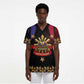 Personalized Haiti And Philippines Scrub Top Haitian Filipino Heritage Crest