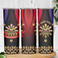 Personalized Haiti And Philippines Skinny Tumbler Haitian Filipino Heritage Crest