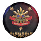 Haiti And Philippines Spare Tire Cover Haitian Filipino Heritage Crest