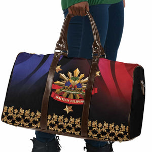 Haiti And Philippines Travel Bag Haitian Filipino Heritage Crest