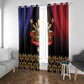 Haiti And Philippines Window Curtain Haitian Filipino Heritage Crest