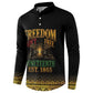 Juneteenth 1865 Button Sweatshirt Freedom Ain't Free