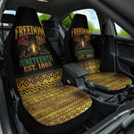 Juneteenth 1865 Car Seat Cover Freedom Ain't Free