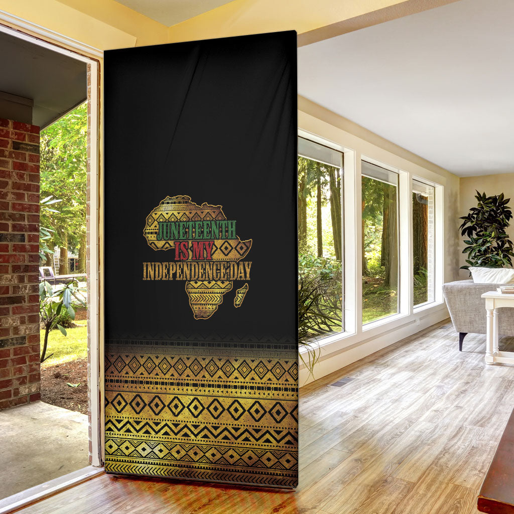 Juneteenth 1865 Door Cover Freedom Ain't Free
