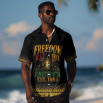 Juneteenth 1865 Hawaiian Shirt Freedom Ain't Free