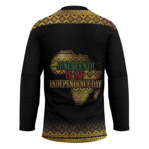 Juneteenth 1865 Hockey Jersey Freedom Ain't Free