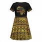 Juneteenth 1865 Kid Short Sleeve Dress Freedom Ain't Free