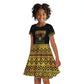 Juneteenth 1865 Kid Short Sleeve Dress Freedom Ain't Free