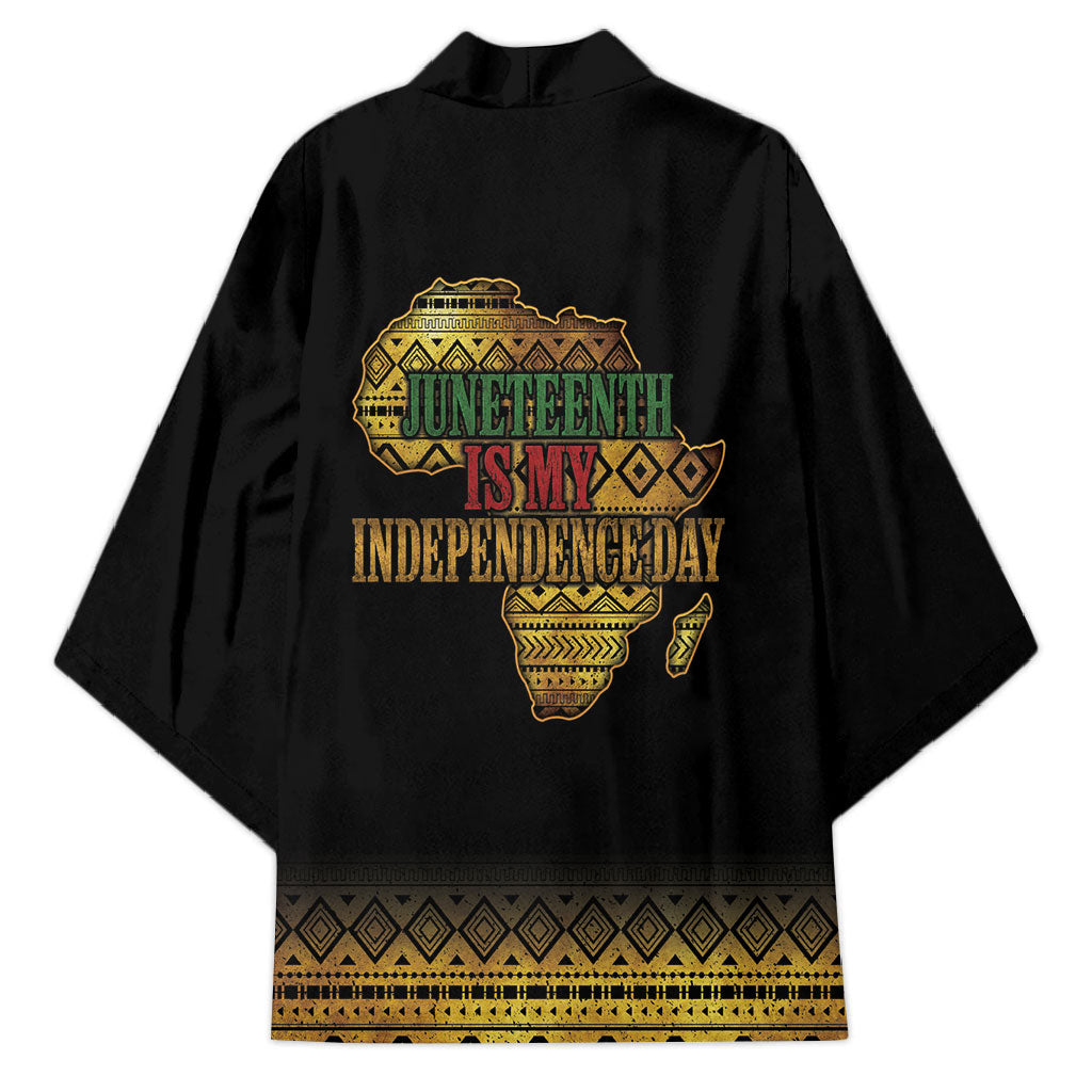Juneteenth 1865 Kimono Freedom Ain't Free