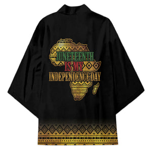 Juneteenth 1865 Kimono Freedom Ain't Free