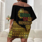 Juneteenth 1865 Off Shoulder Short Dress Freedom Ain't Free