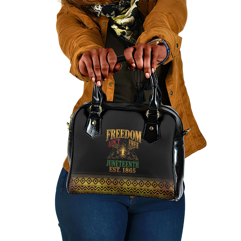 Juneteenth 1865 Shoulder Handbag Freedom Ain't Free