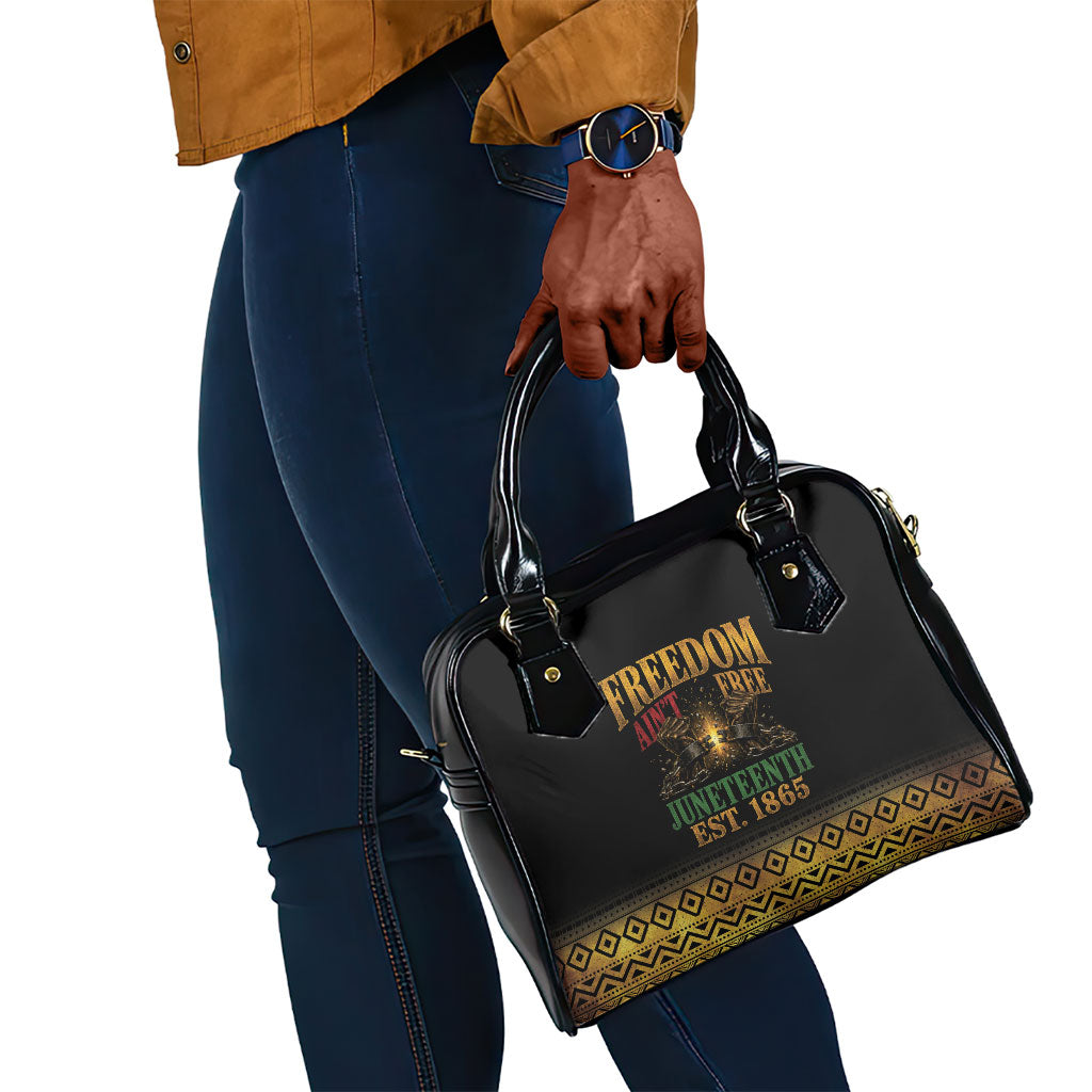 Juneteenth 1865 Shoulder Handbag Freedom Ain't Free