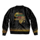 Juneteenth 1865 Sleeve Zip Bomber Jacket Freedom Ain't Free