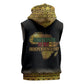 Juneteenth 1865 Sleeveless Zip Hoodie Freedom Ain't Free
