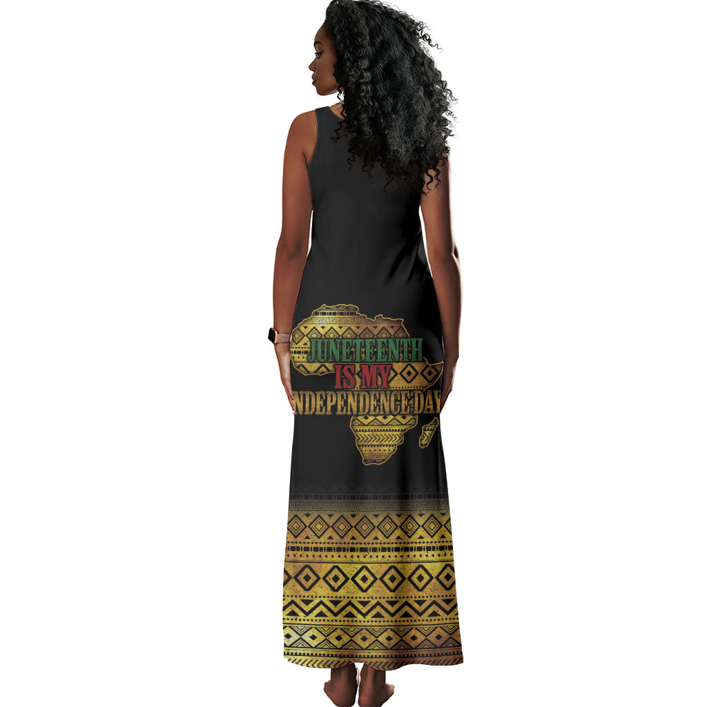 Juneteenth 1865 Tank Maxi Dress Freedom Ain't Free