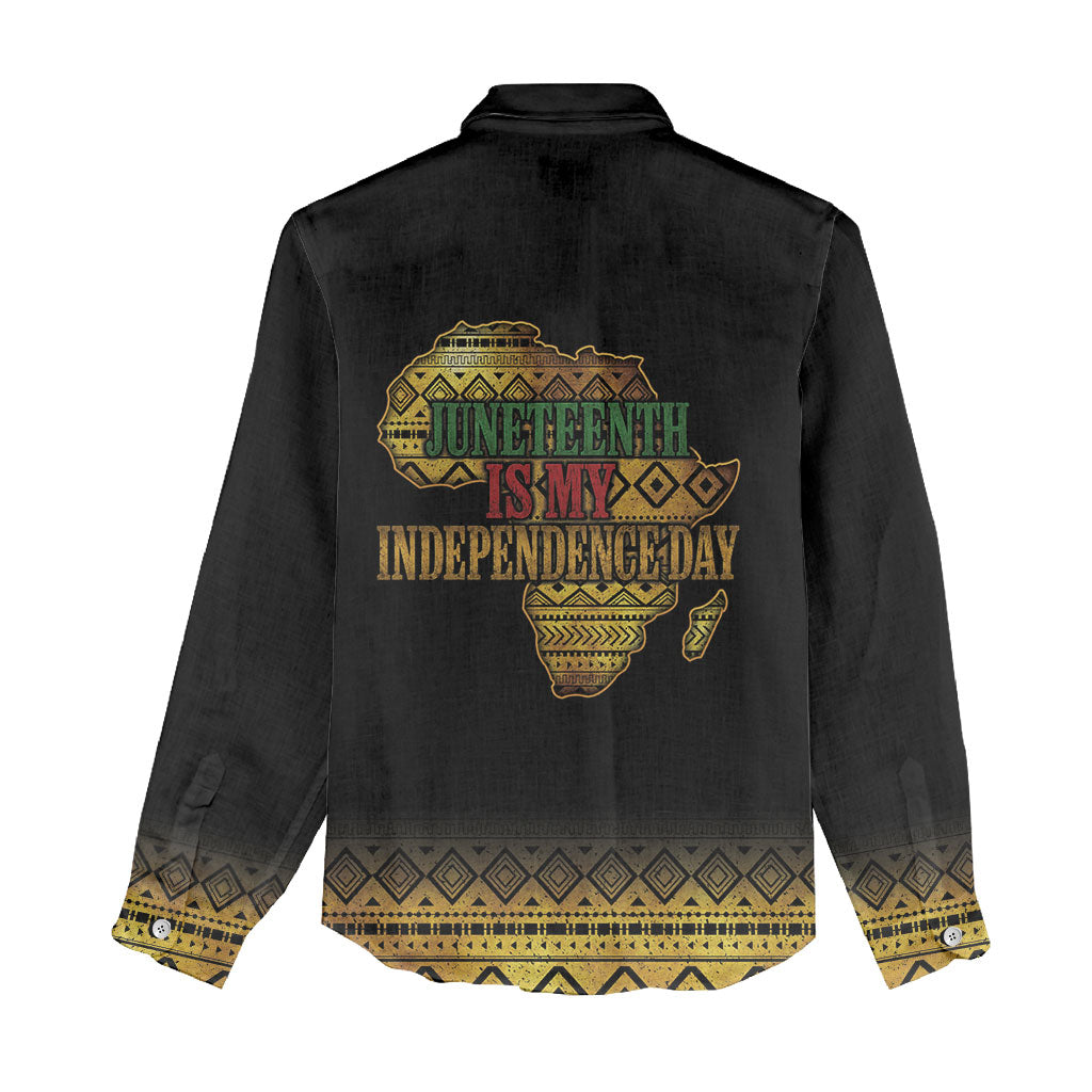 Juneteenth 1865 Women Casual Shirt Freedom Ain't Free