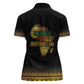 Juneteenth 1865 Women Polo Shirt Freedom Ain't Free