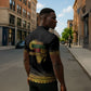 Juneteenth 1865 Zipper Polo Shirt Freedom Ain't Free
