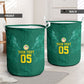 Custom Senegal Football Laundry Basket Lions Of Teranga Sporty Style