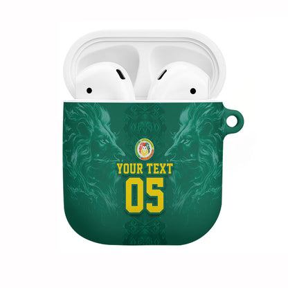 Custom Senegal Football AirPods Case Lions Of Teranga Sporty Style