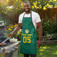 Custom Senegal Football Apron Lions Of Teranga Sporty Style