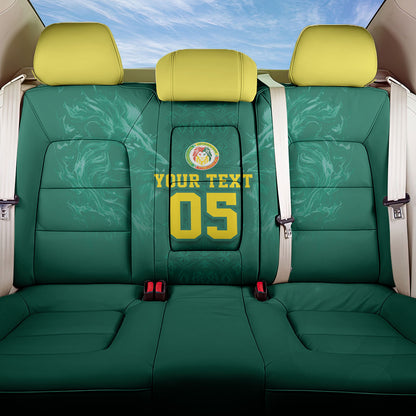 Custom Senegal Football Back Car Seat Cover Lions Of Teranga Sporty Style