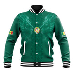 Custom Senegal Football Baseball Jacket Lions Of Teranga Sporty Style