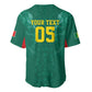 Custom Senegal Football Baseball Jersey Lions Of Teranga Sporty Style