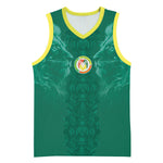 Custom Senegal Football Basketball Jersey Lions Of Teranga Sporty Style